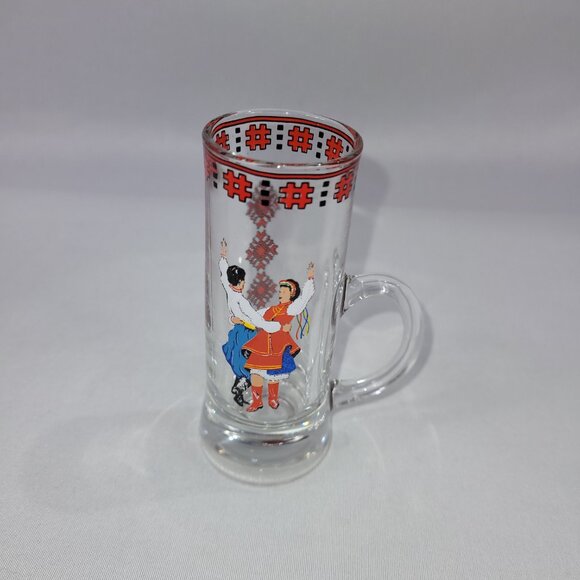 Ukrainian Dance Dauphin Festival Mini Vintage 4" Shot Glass Mug - Picture 1 of 2